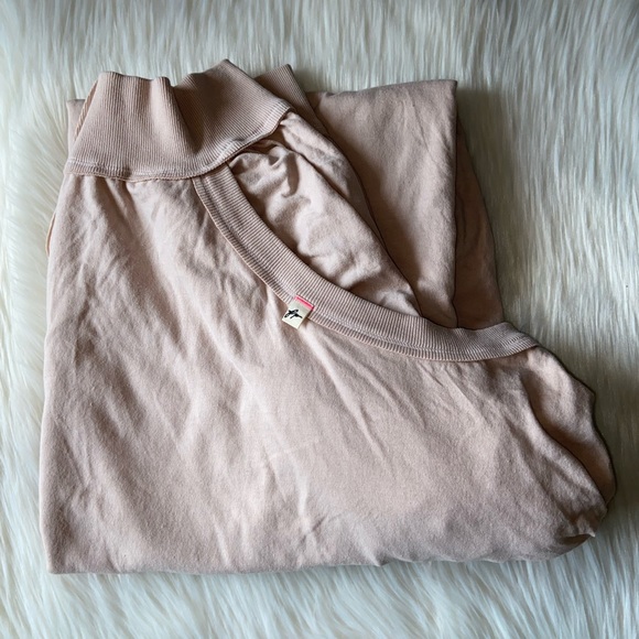 New Free People Summer Slumber Pants in Rose Dust - Picture 2 of 8